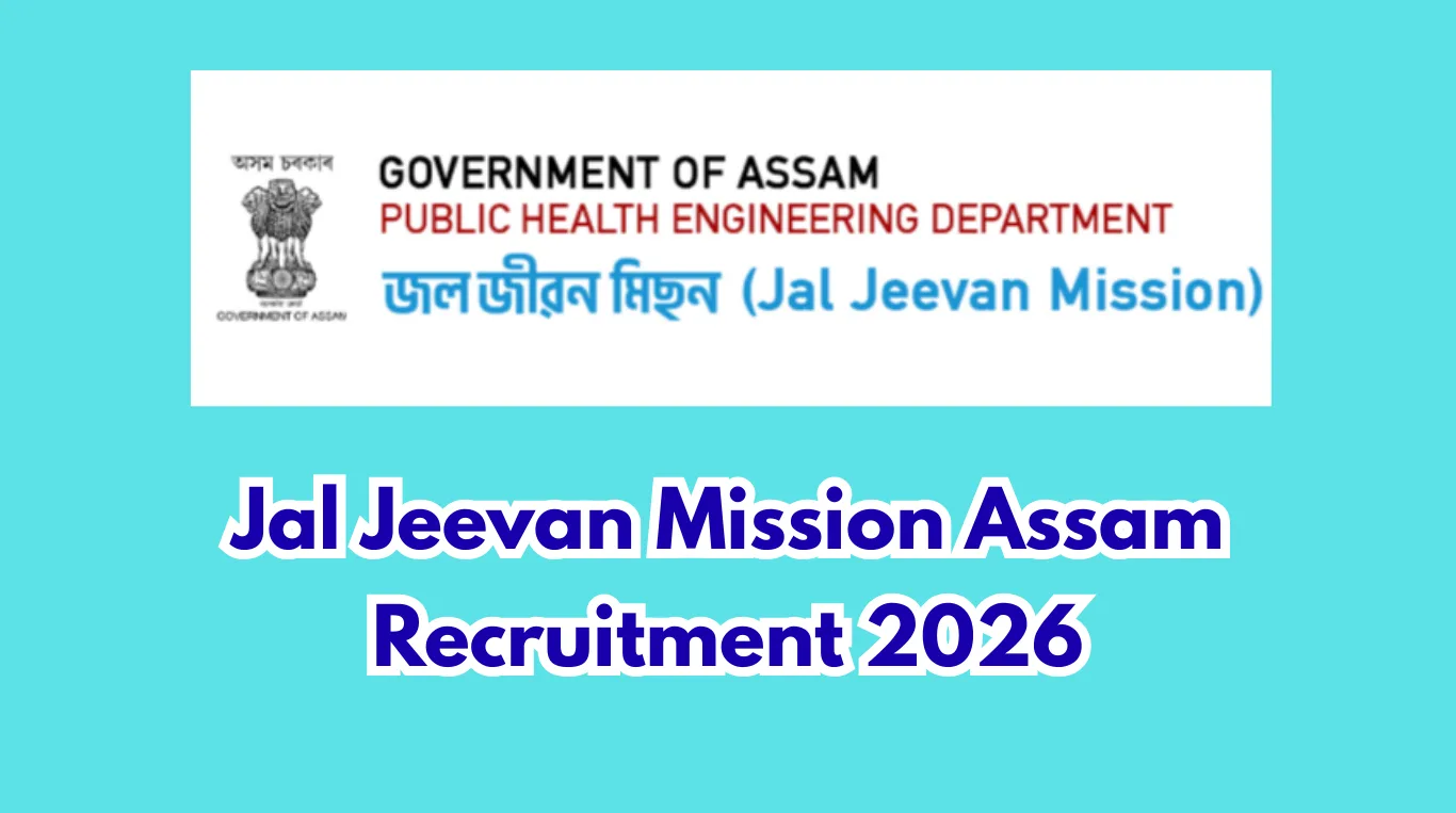 Jal Jeevan Mission Assam Recruitment 2026