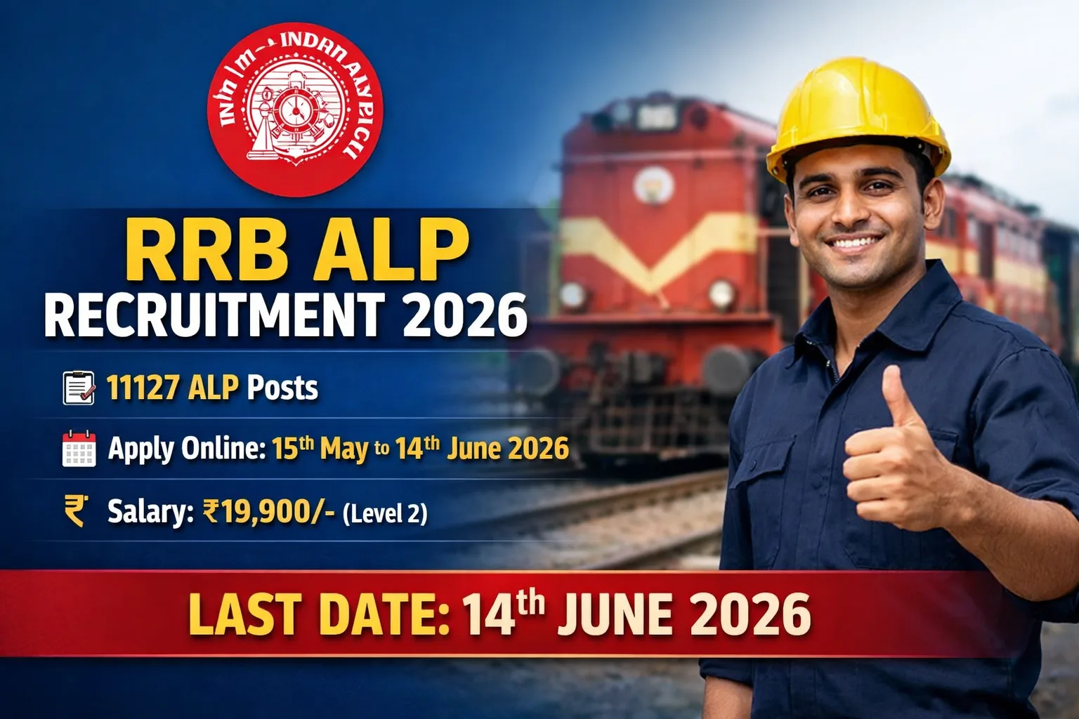 RRB ALP Recruitment 2026 – Apply Online for 11127 Posts